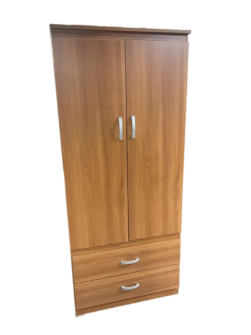Excellent look, 2 door wardrobe, drawer and Shelves inside, fast delivery - Image 2