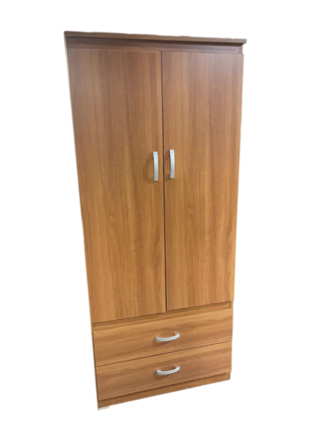 Excellent look, 2 door wardrobe, drawer and Shelves inside, fast delivery - Image 2