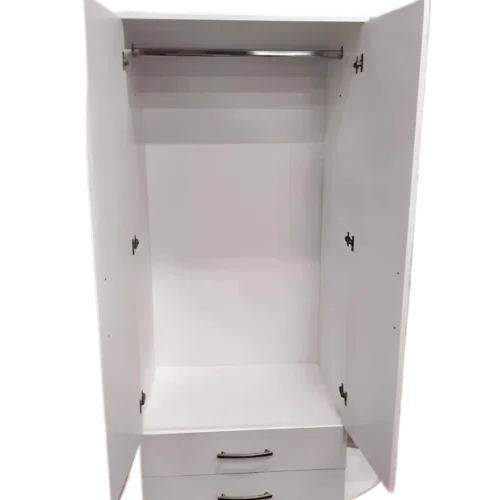 wardrobe with hanging