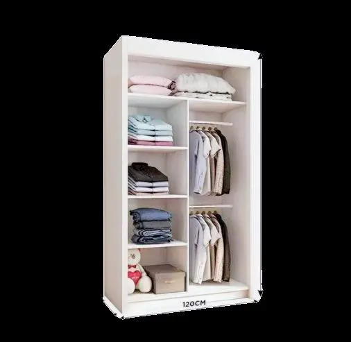 120 cm wide slide door wardrobe - Image 2