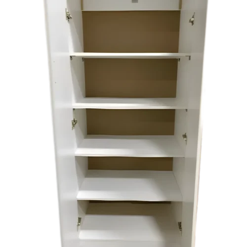 2 door shelves inside