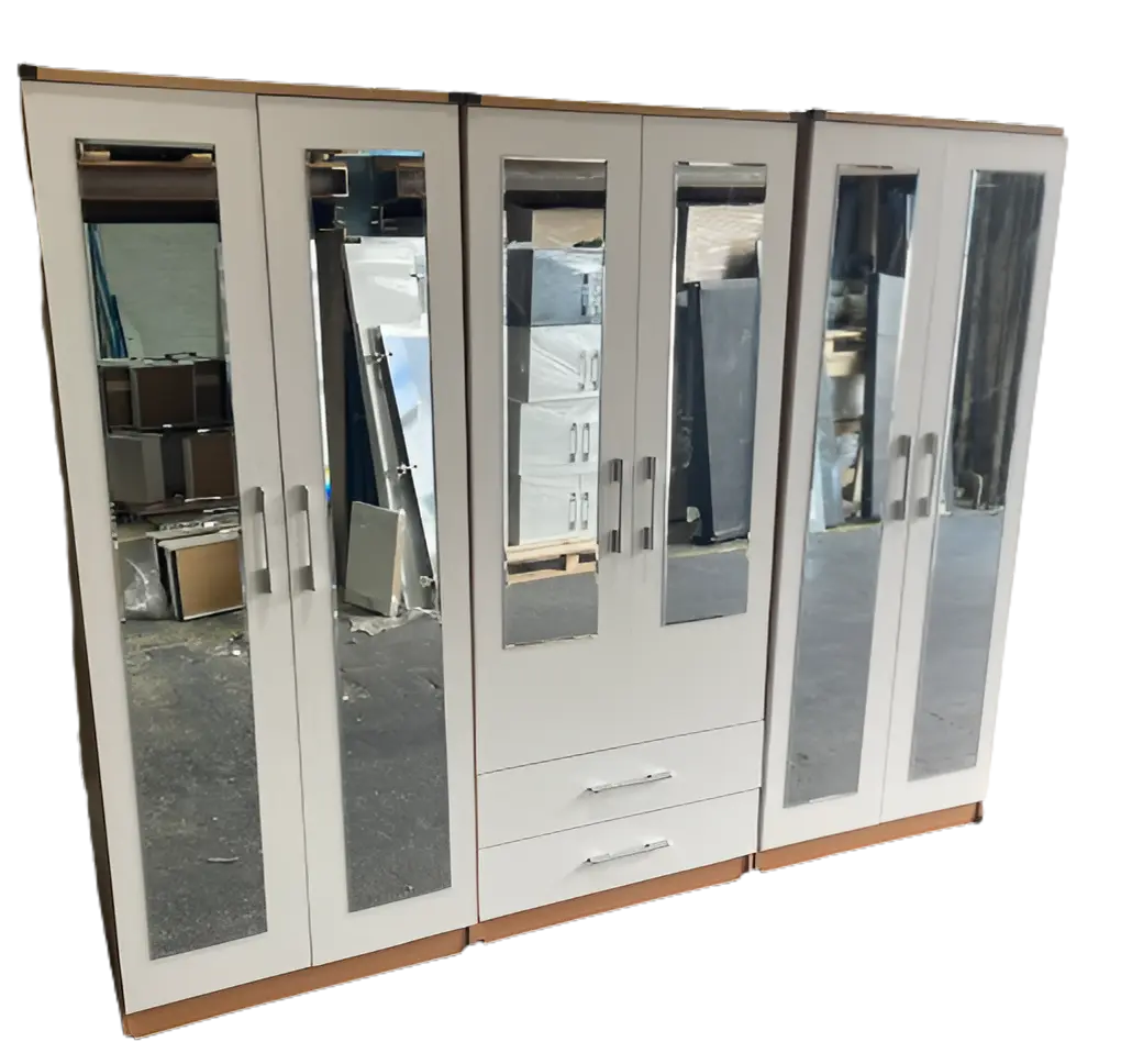 Elegant 6 door wardrobe, guarantee - Image 2