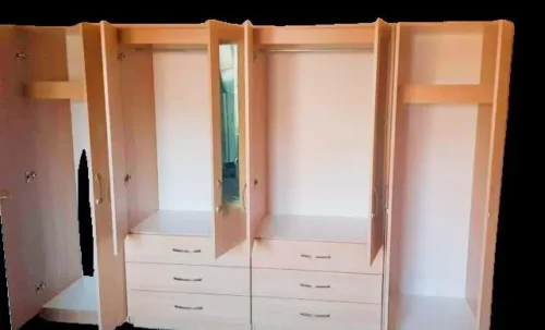 Good looking wardrobe with drawer and mirror, guarantee - Image 2